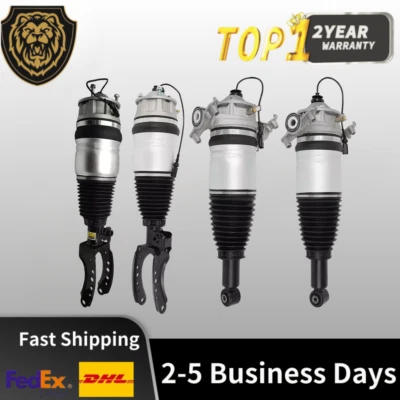 4Pcs Front & Rear Air Suspension Struts Fit Porsche Cayenne II 92A 958 2011-2018 - Image 1 of 4