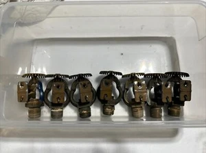 Lot Of 7x Hodgman 1963, 1964 And 1979 Vintage Sprinkler Heads Blue White Bronze - Picture 1 of 6