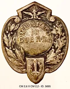 RSI MUTILATO IN GUERRA DISTINTIVO IIa G.M. REPUBBLICA SOCIALE ITALIANA 1943.1945 - Foto 1 di 2