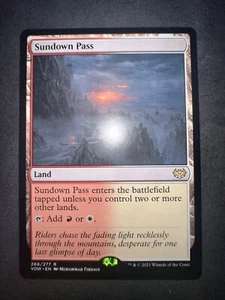 Sundown Pass - Innistrad: Crimson Vow (VOW) NEAR MINT MTG Magic - Picture 1 of 3