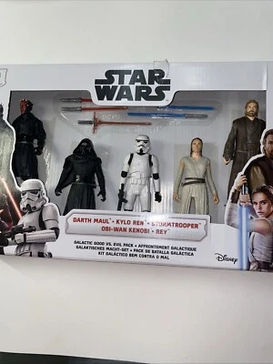 Star Wars Galactic Good Vs Evil Pack 5 Action Figure Set NEW! - Image 1 of 3