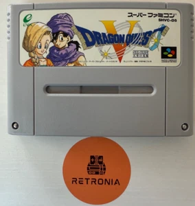 Dragon Quest V Super Nintendo Famicom SNES Game Cart NTSC-J - Picture 1 of 3