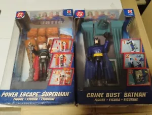 DC Comics Justice League Jlu Mattel Superman Batman Diorama Opened - Imagen 1 de 5