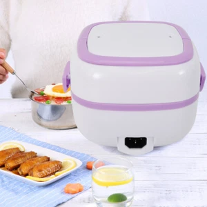 Cuociriso Mini Rice Cooker 1Litro con Funzione di Riscaldamento 200W Fornello Lunch Box ?? - Foto 1 di 10