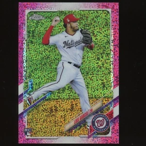 2021 Topps Chrome #189 Luis Garcia Rookie RC Magenta Speckle Refractor SP #/350 - Picture 1 of 2