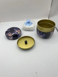 Powder Puff And Container - Picture 1 of 3