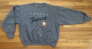 Lee Sport Denver Broncos Sweatshirt Crew Neck Size Large Vintage 1990s - Picture 1 of 10