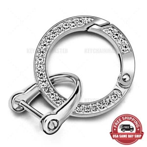 3D Fashion Luxury Diamond Alloy Car Home Lady Keychain Ring Buckle Decorate Gift - Picture 1 of 8