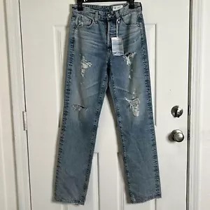 Adriano Goldschmied Alexxis Straight High Rise Vintage Fit Jeans in Brez size 26 - Picture 1 of 16