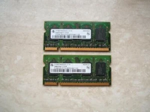 2 Stück 512 MB DDR2 SO DIMM PC4200S Infineon - Bild 1 von 1