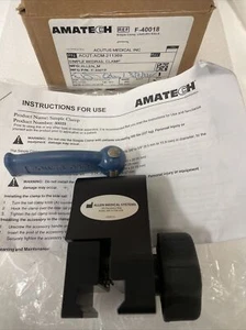 F-40018 40018 AMATECH Inbus Medical Systems Einfache Klemme Bettlaufklemme Chirurgie - Bild 1 von 9