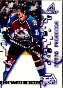 1997 Pinnacle Peter Forsberg #191 Colorado Avalanche