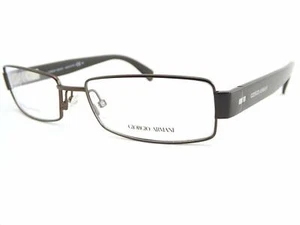 OCCHIALI DA VISTA GIORGIO ARMANI GA745 ZZ6 MARRONE BRONZO METALLO MONTATURA INOX 55-17-140 - Foto 1 di 6