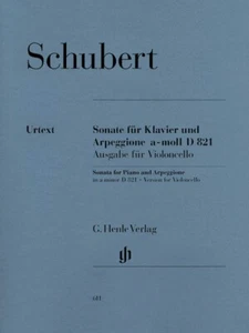 Sonata Schubert para piano y arpegio Am D821 op posth violonchelo 051480611 - Imagen 1 de 1