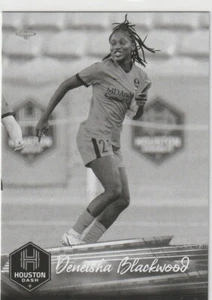 2021 PARKSIDE NWSL VOLUME 2 BLACK & WHITE #165B DENEISHA BLACKWOOD HOUSTON DASH - Picture 1 of 2