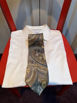 Corbata de seda (paisley) Karl Lagerfeld rara Foto 1 de 4