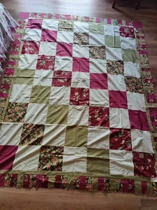QUILT TOP..83"" X 101"".. MASCHINENGENÄHT schön! - Bild 1 von 8