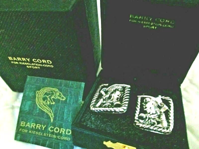  Barry Kieselstein Cord NEW Sterling Silver Cowgirl Earrings w Orig. BKC Boxes - Image 1 of 4