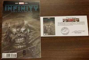 Infinity (2013) #1 Kubert 1 per Store Sketch Variant SIGNED Jim Cheung Notarized - Picture 1 of 7