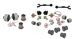 Front Rear Control Trailing Arm Knuckle Bushes Bushings for Honda CR-V 2002-2006 - Picture 1 of 1