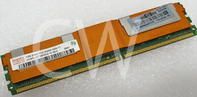 398706-051 HP 1GB (1X1GB) DDR2 PC2-5300 Fully Buffered MEMORY MODULE - Image 1 of 3
