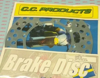 Disco de freno delantero Kawasaki KX125 KX250 KX500 1984 1985 1986 1987 1988 Foto 1 de 3