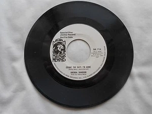 DEBRA BARBER-COUNT THE DAYS I'M GONE-MGM SOUNDS OF MEMPHIS DJ COPY- -45 RPM RPM - Picture 1 of 2