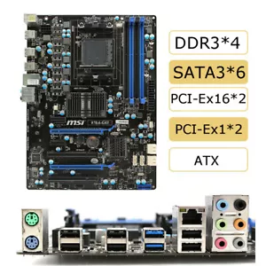 Prueba de placa base MSI 970A-G43 AM3/AM3+ DDR3 PCI-E 2.0 USB 3.0 6 × SATA3 - Imagen 1 de 6