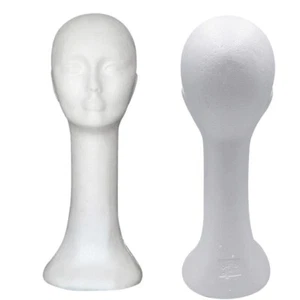 Head Model Abstract Long Neck Foam Mannequin Wig Hat Display Stand Model   - Picture 1 of 11