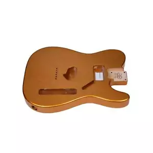 AE Guitars® T-Style Alder Replacement Guitar Body Gold Flake - Picture 1 of 6