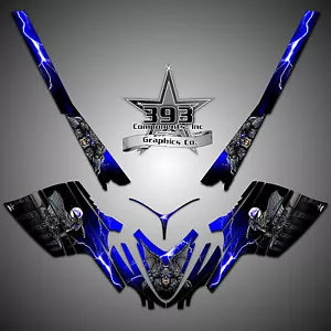 Arctic Cat M7 M8 M1000 Crossfire Graphics Wrap Tunnel Guardian Blue 05-11 - Picture 1 of 1