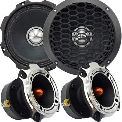 2x Gravity Warzone WZ6G Series 6.5? 1000W Midrange + 2x Tweeters 1200W WZ40TW - Image 1 of 3
