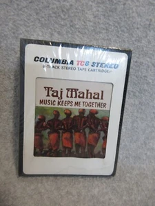 MiNT Sealed TAJ MAHAL "MUSIC KEEPS ME TOGETHER" 8 Track Tape Columbia TC8 - Picture 1 of 3