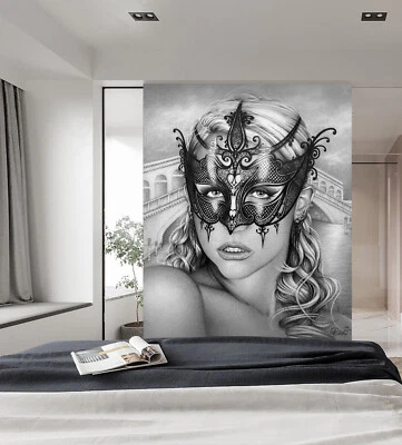 3D девочка фото B459 обои настенная роспись самоклеящийся Сара Рихтер Эми - Изображение 1 из 4