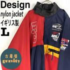 [Japonia Used Fashion] Good Design Us Old Clothes Nylon Kurtka Made In England Mul