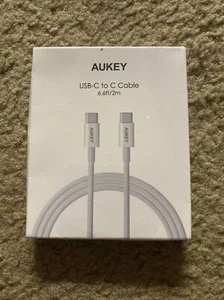 Aukey USB C to C Cable 6.6ft/2m - Picture 1 of 4