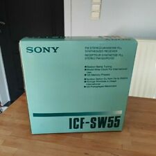 Sony ICF-SW55 Shortwave AM FM Receiver ***WONDERFUL WORLDBAND -- BOXED MINT 