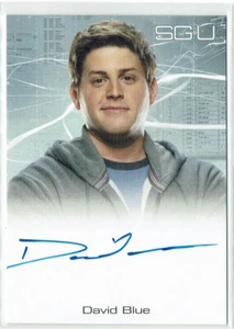 Tarjeta autógrafa Stargate Universe temporada 2 David Blue como Eli Wallace - Imagen 1 de 2