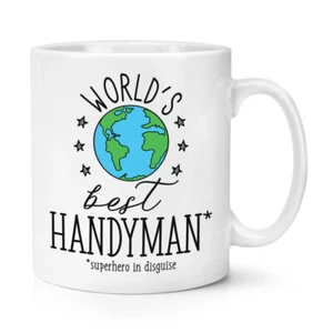 World's Best Handyman 10oz Mug Cup Worlds Best Favourite Joke Superhero Funny - Picture 1 of 1