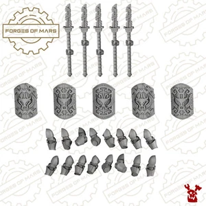 Knights - Greek Legion - Bull Warriors Spears and Shields - Imagen 1 de 1