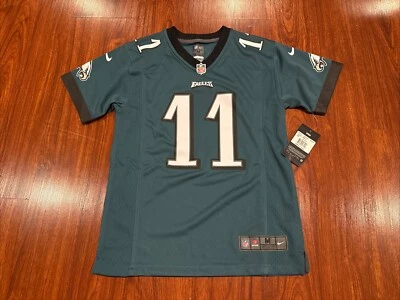 Nike Youth Carson Wentz Philadelphia Eagles Green Football Jersey Medium M Boys