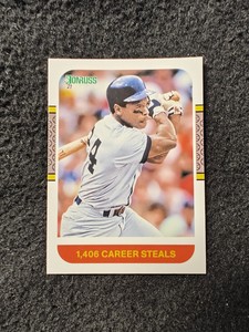 2021 Panini Donruss Baseball Retro #247 Rickey Henderson New York Yankees