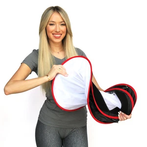 USATO: Fusibile Fotocamera LED Pieghevole Softbox, Diffusore Portatile, Cinghie - Foto 1 di 25