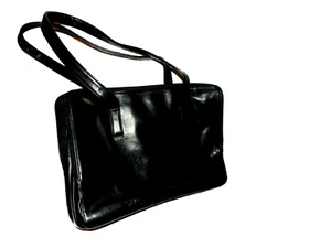 DANIER - LEATHER HAND BAG - SIZE LAPTOP or LARGE TABLET  ( 13" x 10" ) - Foto 1 di 11