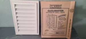 Mid America 12 x 18  12" 18" Vinyl Rectangle Gable Vent Classic New 048 Almond - Picture 1 of 5