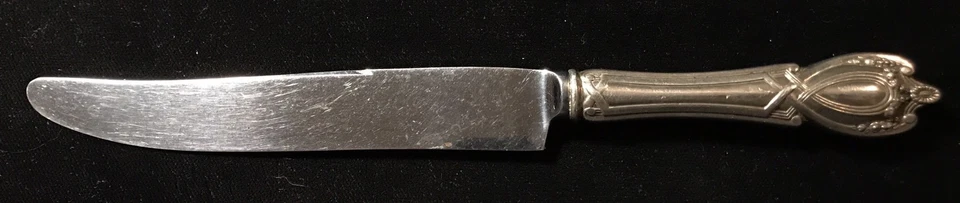 Cubiertos de plata de ley - Cuchillo de cena Lunt Monticello nuevo francés Foto 1 de 4