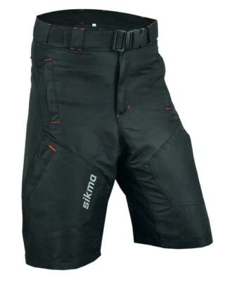 MTB Shorts Cycling Off Road Bike Coolmax Padded Detachable Liners Baggy Knicks - Image 1 of 4