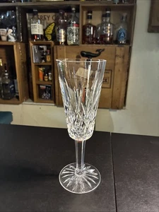 Set Of 8 Waterford Lismore Fluted Crystal Champagne Glasses 7 1/4" TALL - Picture 1 of 4