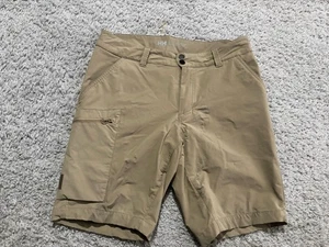 Helly Hansen Cargo Shorts Mens S 28 Beige Ripstop Stretch Sailing Hiking 9” In - Picture 1 of 10