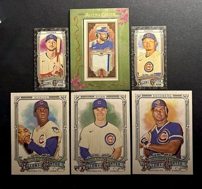2025 Topps Allen & Ginter Cubs 批量框架迷你遗迹/黑色边框迷你/肖 RC+ — 第 1/3 张图片